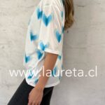Polera CORAZÓN Celeste - Imagen 4