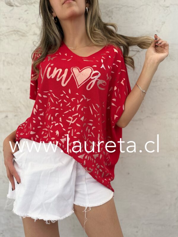 Polera EVE Roja - Image 2