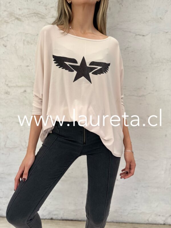 Polera FANY  Crema - Image 2