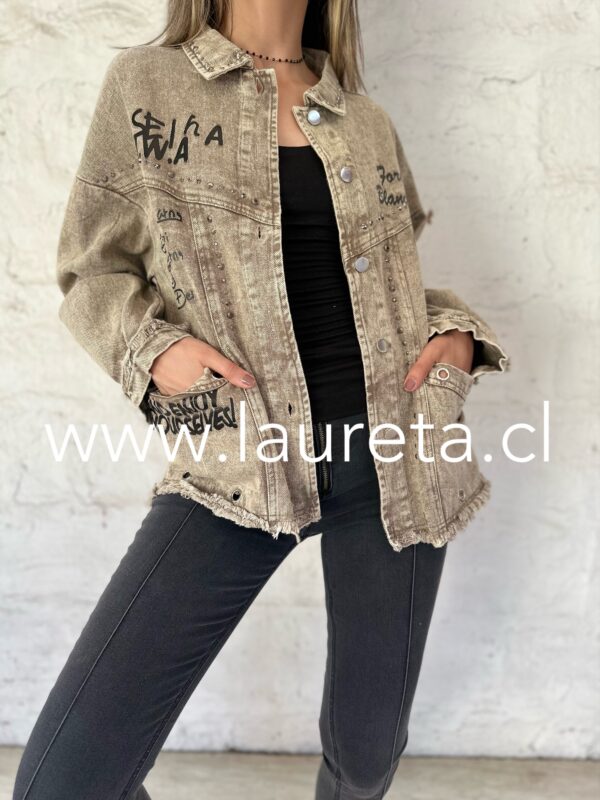 Chaqueta DORA Camel - Image 3