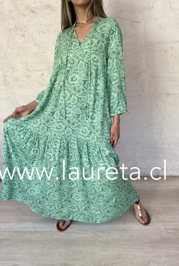 Vestido LUNA Verde - Image 3