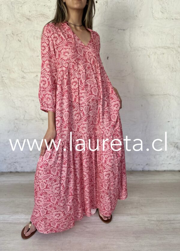 Vestido LUNA Fucsia - Image 3