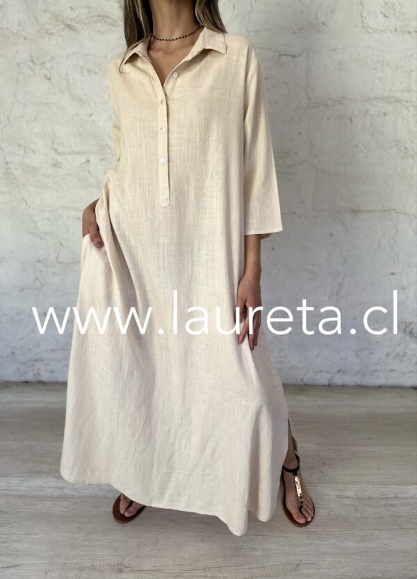 Vestido AGUSTINA Crema