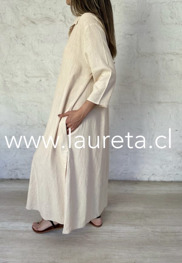 Vestido AGUSTINA Crema - Image 4