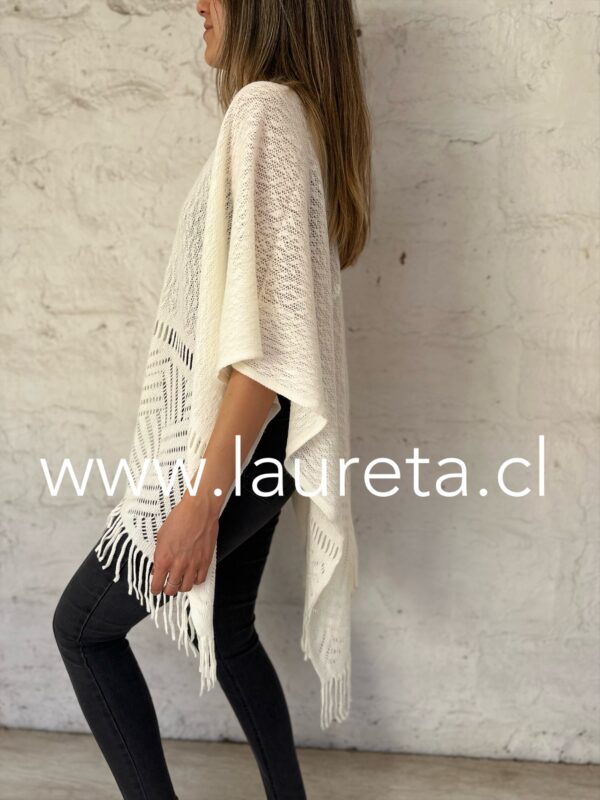 Ruana MACA Blanca - Imagen 4