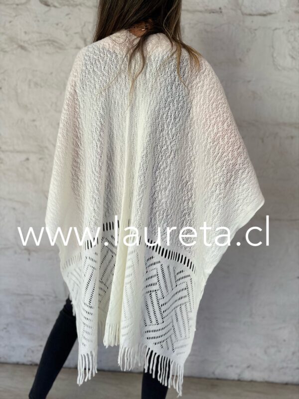 Ruana MACA Blanca - Imagen 5