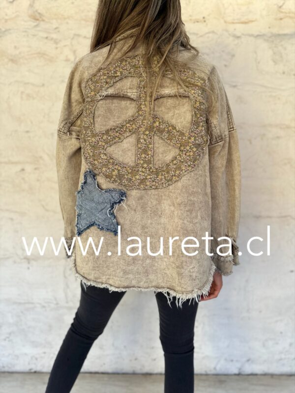 Chaqueta MANDIS Beige - Imagen 5