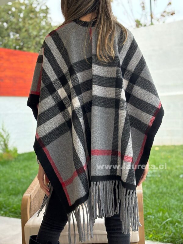 Ruana ALICE Gris - Imagen 4