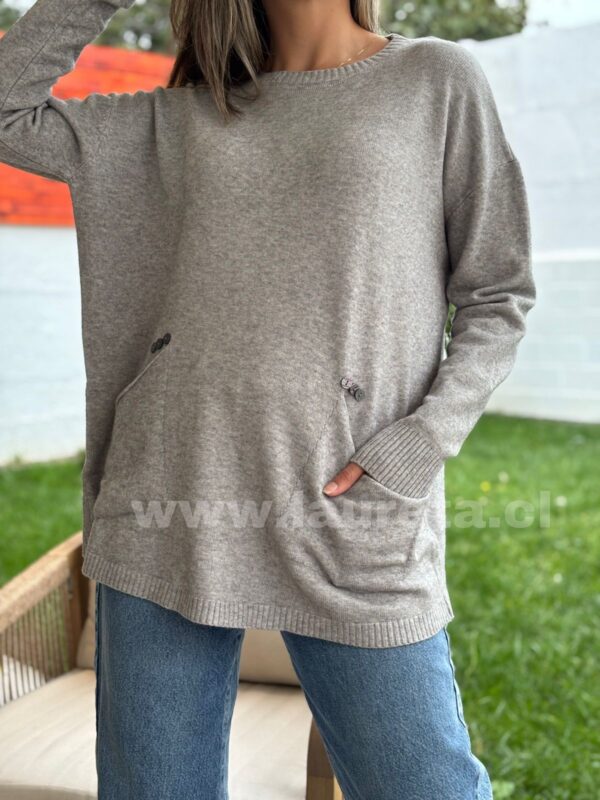 Sweaters  LUDIA Gris - Imagen 3