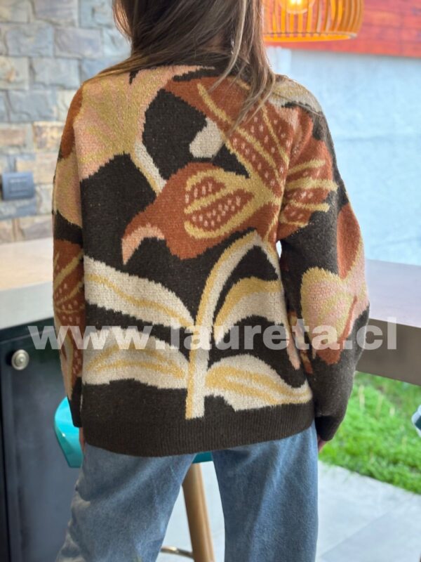 Chaleco  LEYLA Café - Imagen 3