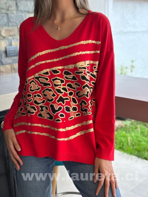 Sweaters COCA  Roja - Imagen 2