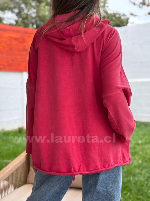 Poleron KIKA  Rojo - Imagen 4