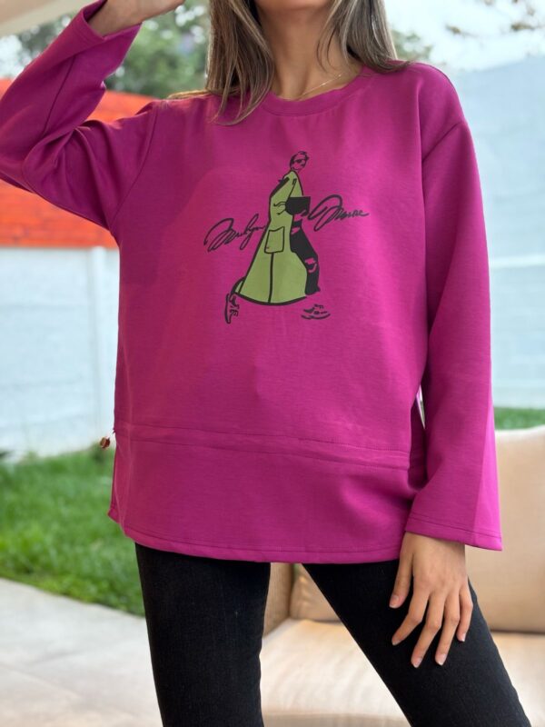 Poleron WOMAN Fucsia - Imagen 3