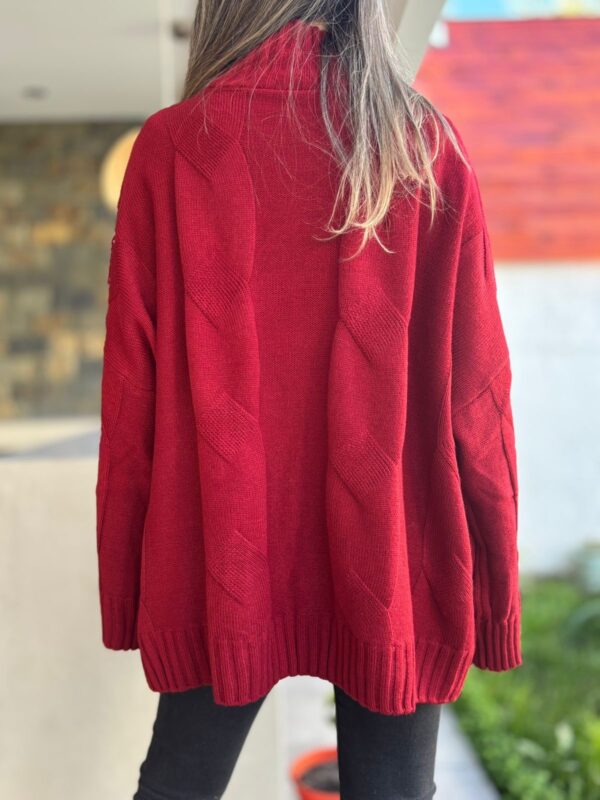 Sweaters CAROLINA Rojo - Imagen 4