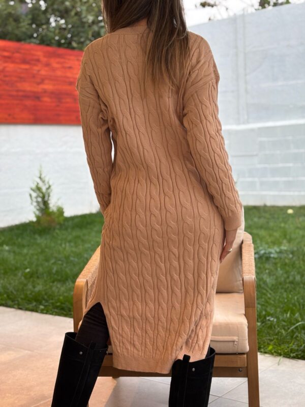 Vestido LEANDRA Beige - Imagen 4