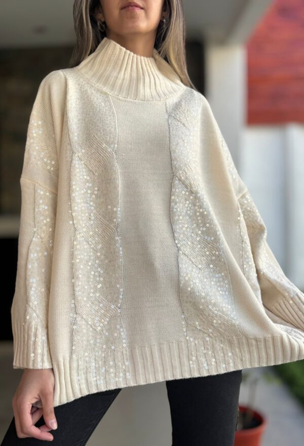 Sweaters CAROLINA Crema - Imagen 3