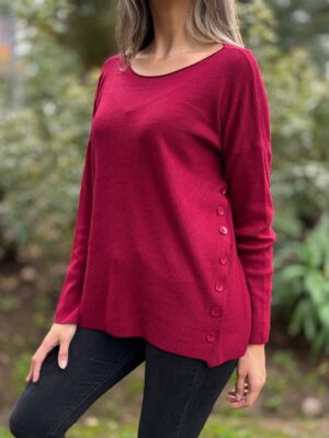 Sweaters BOTONES Rojo