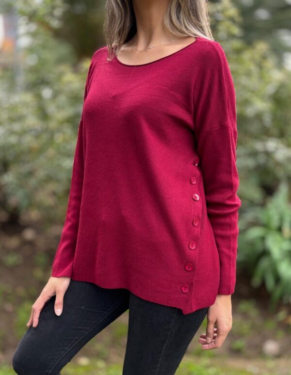 Sweaters BOTONES Rojo