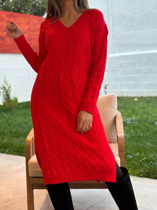 Vestido LEANDRA Rojo - Imagen 2