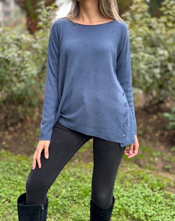 Sweaters BOTONES Azul