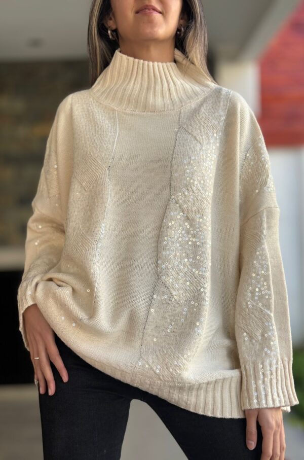 Sweaters CAROLINA Crema - Imagen 2