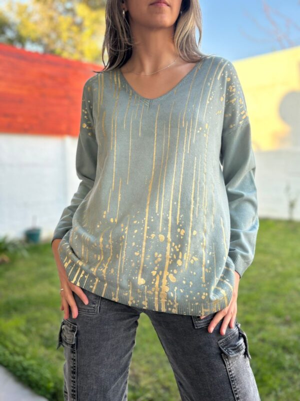 Sweaters MELINA Verde - Imagen 3
