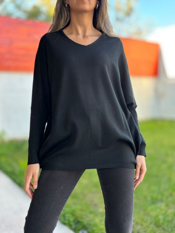 Sweaters GRACIELA Negro - Imagen 3