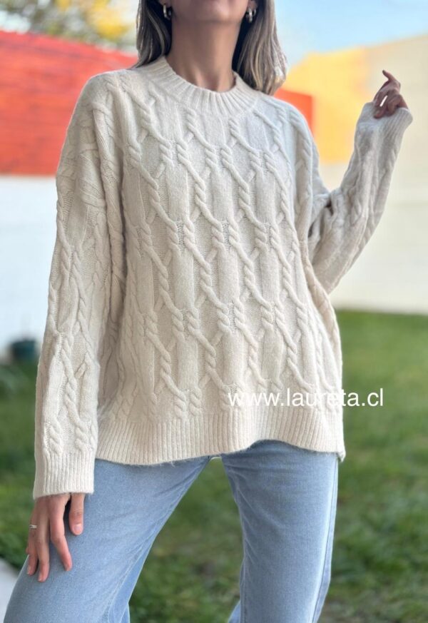 Chaleco BERNY Crema - Imagen 2