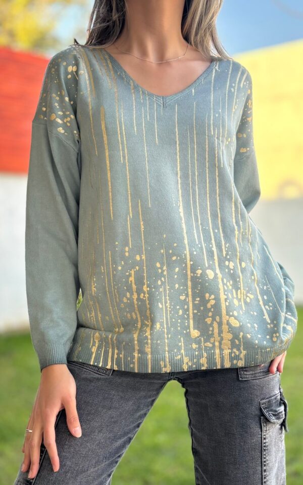 Sweaters MELINA Verde - Imagen 2