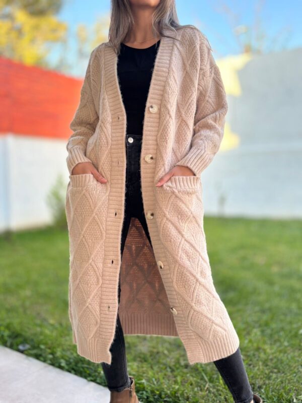 Cardigans PILARA Crema - Imagen 2