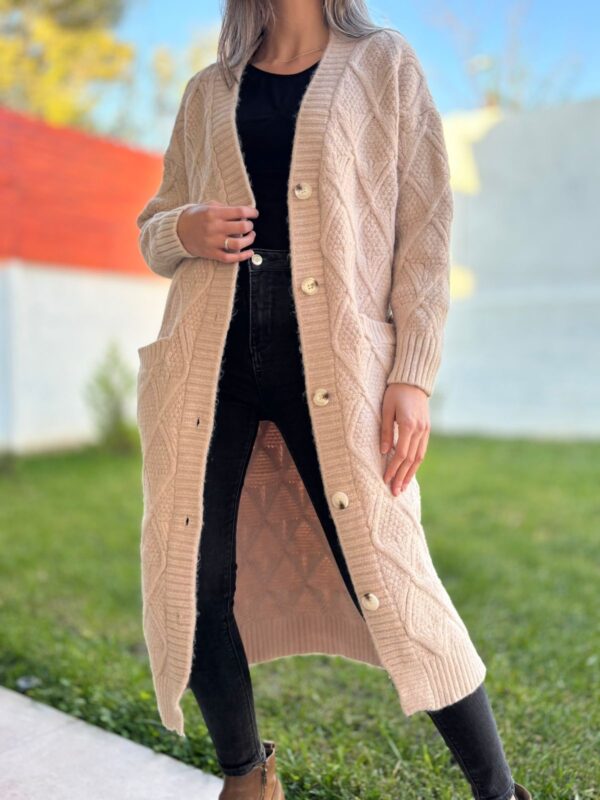 Cardigans PILARA Crema - Imagen 3