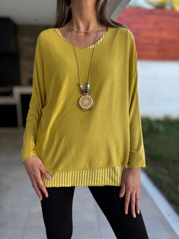 Polera RUBI Mostaza - Imagen 3
