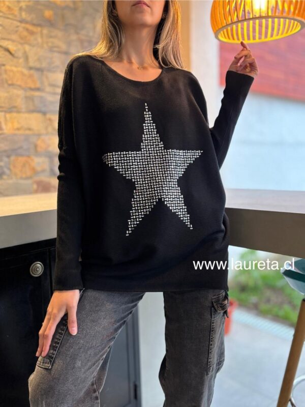 Sweaters MILÁN Negro - Imagen 2