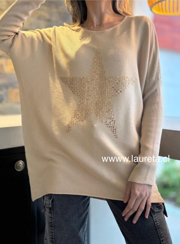 Sweaters MILÁN Beige - Imagen 3