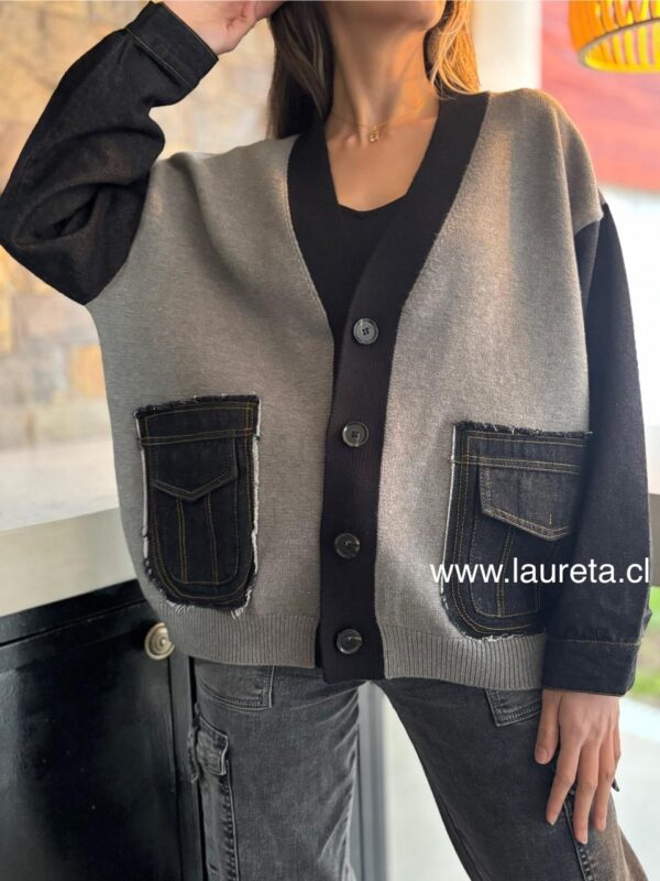 Chaqueta MAGNOLIA Negra - Imagen 2