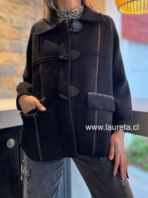 Abrigo ANALIA Negro