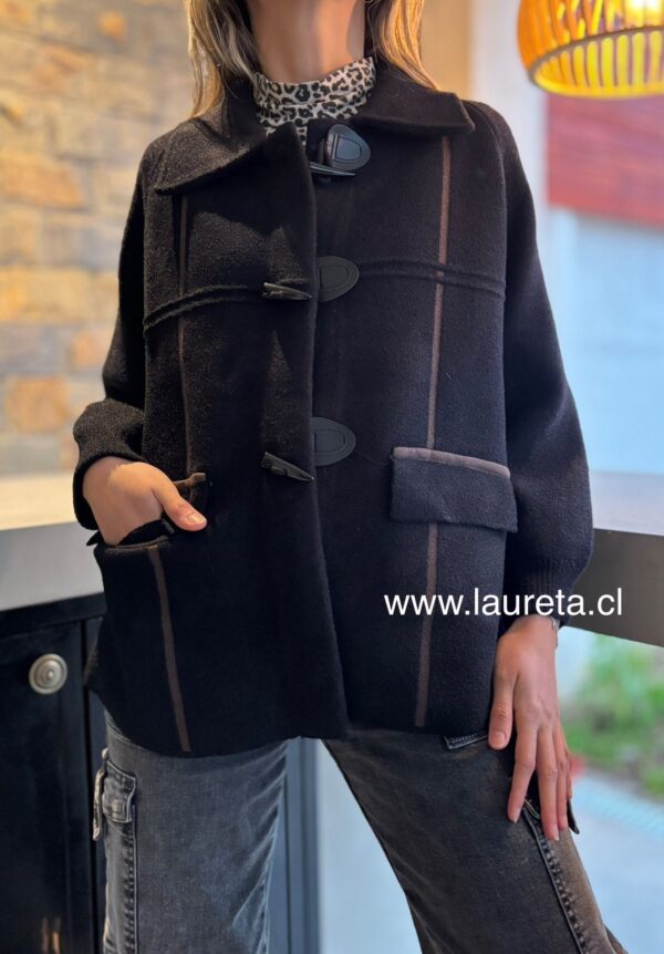 Abrigo ANALIA Negro