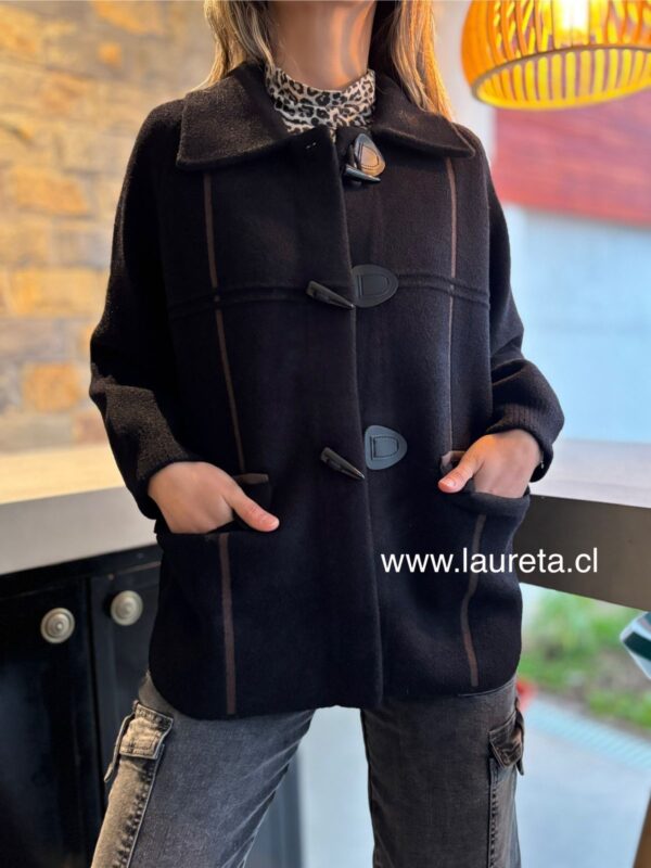 Abrigo ANALIA Negro - Imagen 2