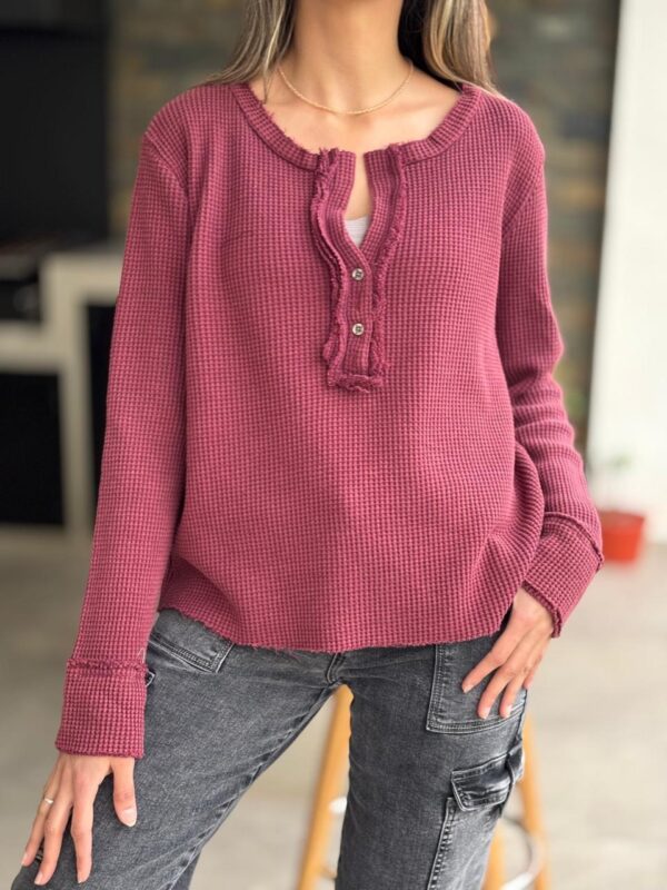 Sweater SIMONE Burdeo - Imagen 2