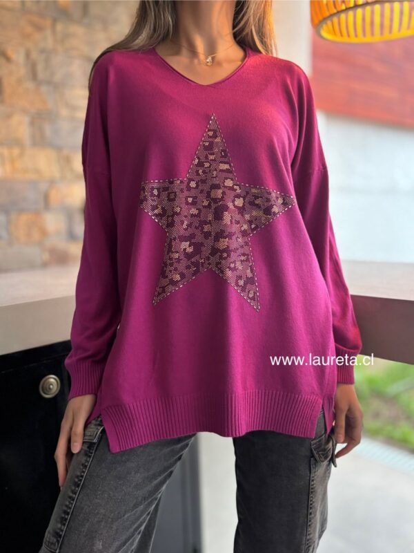 Sweaters VIOLETA Púrpura - Imagen 2