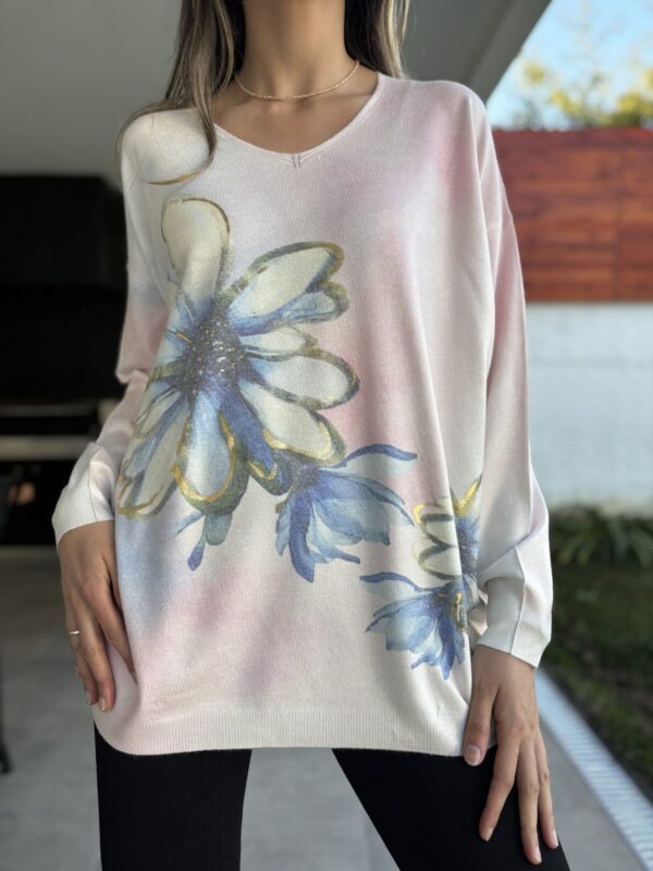 Sweater FABI rosa pálido