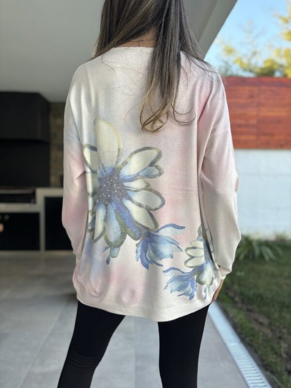 Sweater FABI rosa pálido - Imagen 3