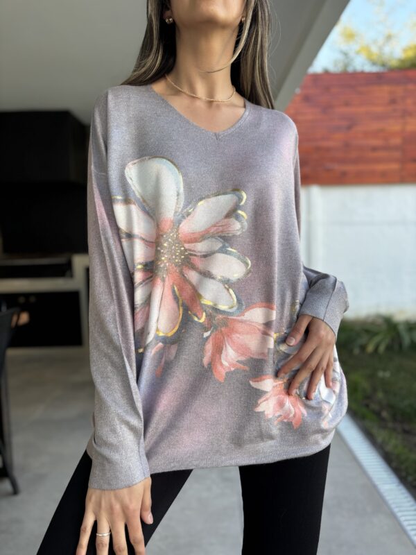 Sweater FABI gris claro