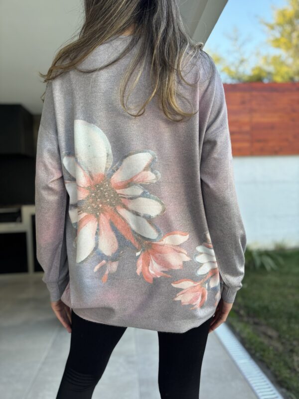 Sweater FABI gris claro - Imagen 3
