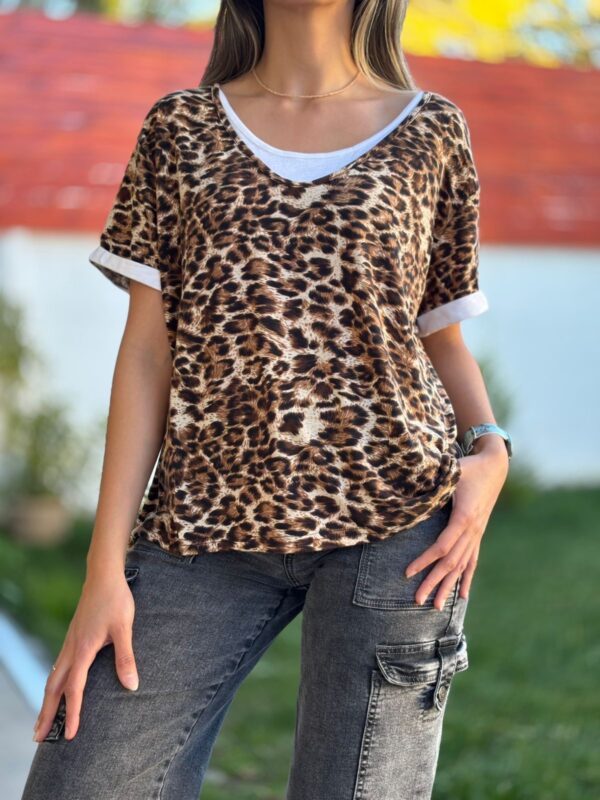 Polera MARTINA Café - Imagen 3