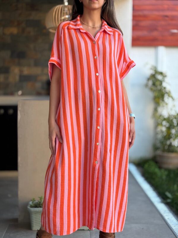 Vestido AMALIA Rojo - Imagen 2