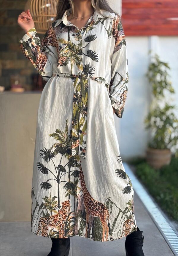 Vestido FLORIDA Crema - Imagen 3