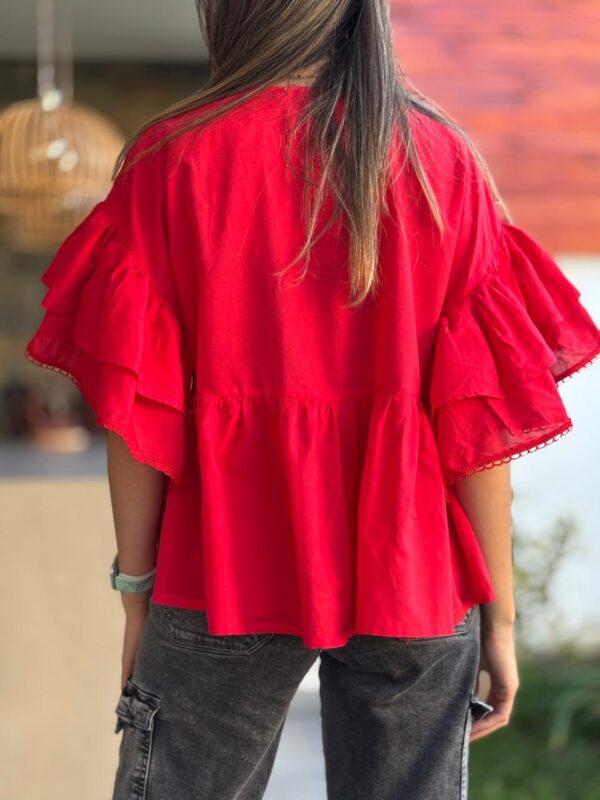 Blusa DENISE Roja - Imagen 4