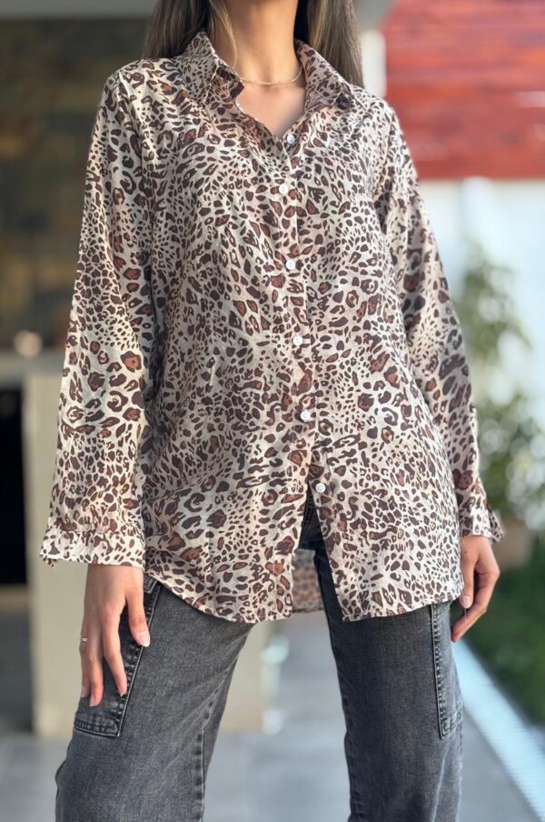 Blusa REBECA Café - Imagen 3