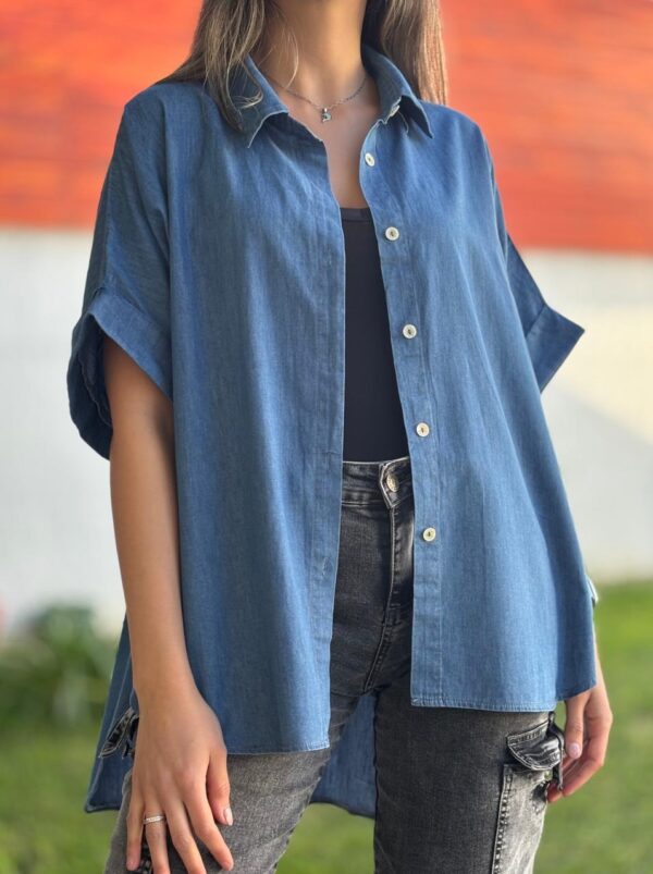 Blusa PABLA Celeste - Imagen 2